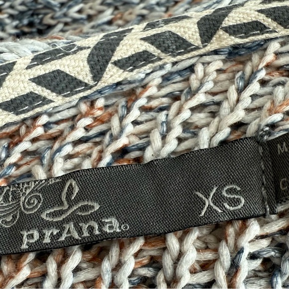 Prana Women's multi color knit Cardigan sweater coat. - Picture 7 of 8